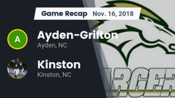 Recap: Ayden-Grifton  vs. Kinston  2018