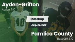 Matchup: Ayden-Grifton High vs. Pamlico County  2019