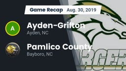 Recap: Ayden-Grifton  vs. Pamlico County  2019