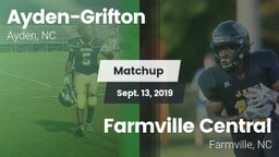 Matchup: Ayden-Grifton High vs. Farmville Central  2019