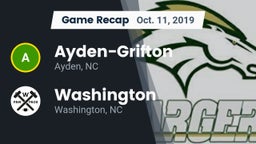 Recap: Ayden-Grifton  vs. Washington  2019