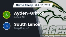 Recap: Ayden-Grifton  vs. South Lenoir  2019