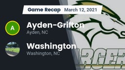 Recap: Ayden-Grifton  vs. Washington  2021