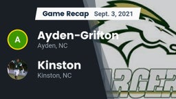 Recap: Ayden-Grifton  vs. Kinston  2021