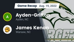 Recap: Ayden-Grifton  vs. James Kenan  2022