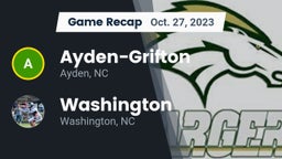 Recap: Ayden-Grifton  vs. Washington  2023
