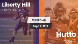 Matchup: Liberty Hill High vs. Hutto  2019