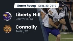 Recap: Liberty Hill  vs. Connally  2019