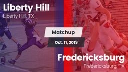 Matchup: Liberty Hill High vs. Fredericksburg  2019