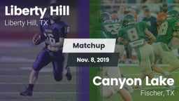 Matchup: Liberty Hill High vs. Canyon Lake  2019