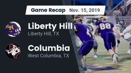 Recap: Liberty Hill  vs. Columbia  2019