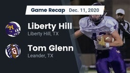 Recap: Liberty Hill  vs. Tom Glenn  2020
