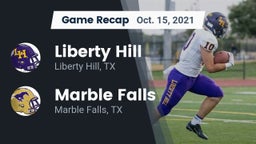 Recap: Liberty Hill  vs. Marble Falls  2021