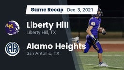 Recap: Liberty Hill  vs. Alamo Heights  2021
