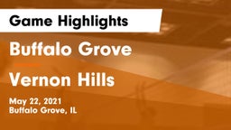Buffalo Grove  vs Vernon Hills  Game Highlights - May 22, 2021