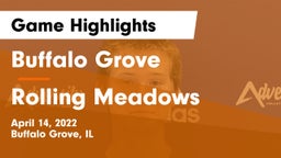 Buffalo Grove  vs Rolling Meadows  Game Highlights - April 14, 2022