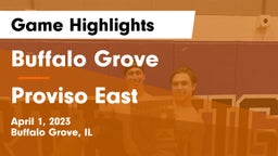 Buffalo Grove  vs Proviso East  Game Highlights - April 1, 2023