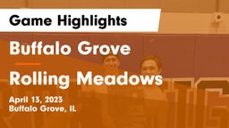 Buffalo Grove  vs Rolling Meadows  Game Highlights - April 13, 2023