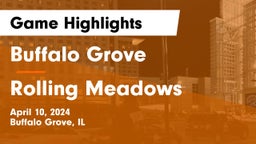 Buffalo Grove  vs Rolling Meadows  Game Highlights - April 10, 2024