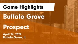 Buffalo Grove  vs Prospect  Game Highlights - April 24, 2024
