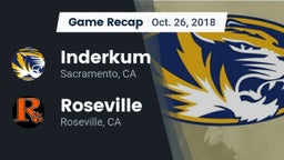 Recap: Inderkum  vs. Roseville  2018