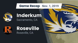 Recap: Inderkum  vs. Roseville  2019