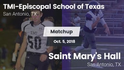 Matchup: TMI-Episcopal High vs. Saint Mary's Hall  2018