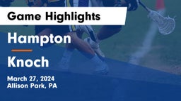 Hampton  vs Knoch  Game Highlights - March 27, 2024