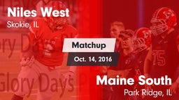 Matchup: Niles West High vs. Maine South  2016