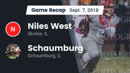 Recap: Niles West  vs. Schaumburg  2018