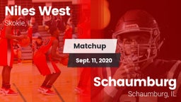 Matchup: Niles West High vs. Schaumburg  2020