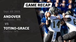 Recap: Andover  vs. Totino-Grace  2015