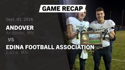 Recap: Andover  vs. Edina Football Association 2016