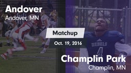 Matchup: Andover  vs. Champlin Park  2016