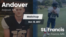 Matchup: Andover  vs. St. Francis  2017