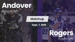 Matchup: Andover  vs. Rogers  2018