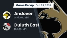 Recap: Andover  vs. Duluth East  2018