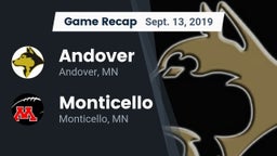 Recap: Andover  vs. Monticello  2019