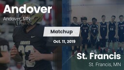 Matchup: Andover  vs. St. Francis  2019
