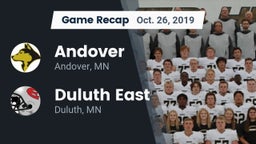 Recap: Andover  vs. Duluth East  2019