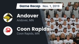 Recap: Andover  vs. Coon Rapids  2019