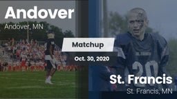 Matchup: Andover  vs. St. Francis  2020