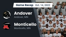 Recap: Andover  vs. Monticello  2022