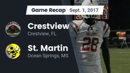 Recap: Crestview  vs. St. Martin  2017