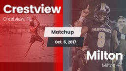Matchup: Crestview High vs. Milton  2017