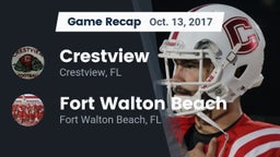 Recap: Crestview  vs. Fort Walton Beach  2017