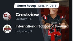 Recap: Crestview  vs. International School of Broward 2018