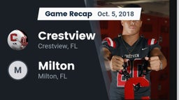 Recap: Crestview  vs. Milton  2018