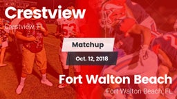 Matchup: Crestview High vs. Fort Walton Beach  2018