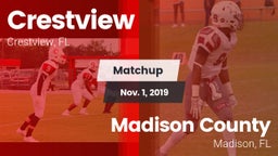 Matchup: Crestview High vs. Madison County  2019